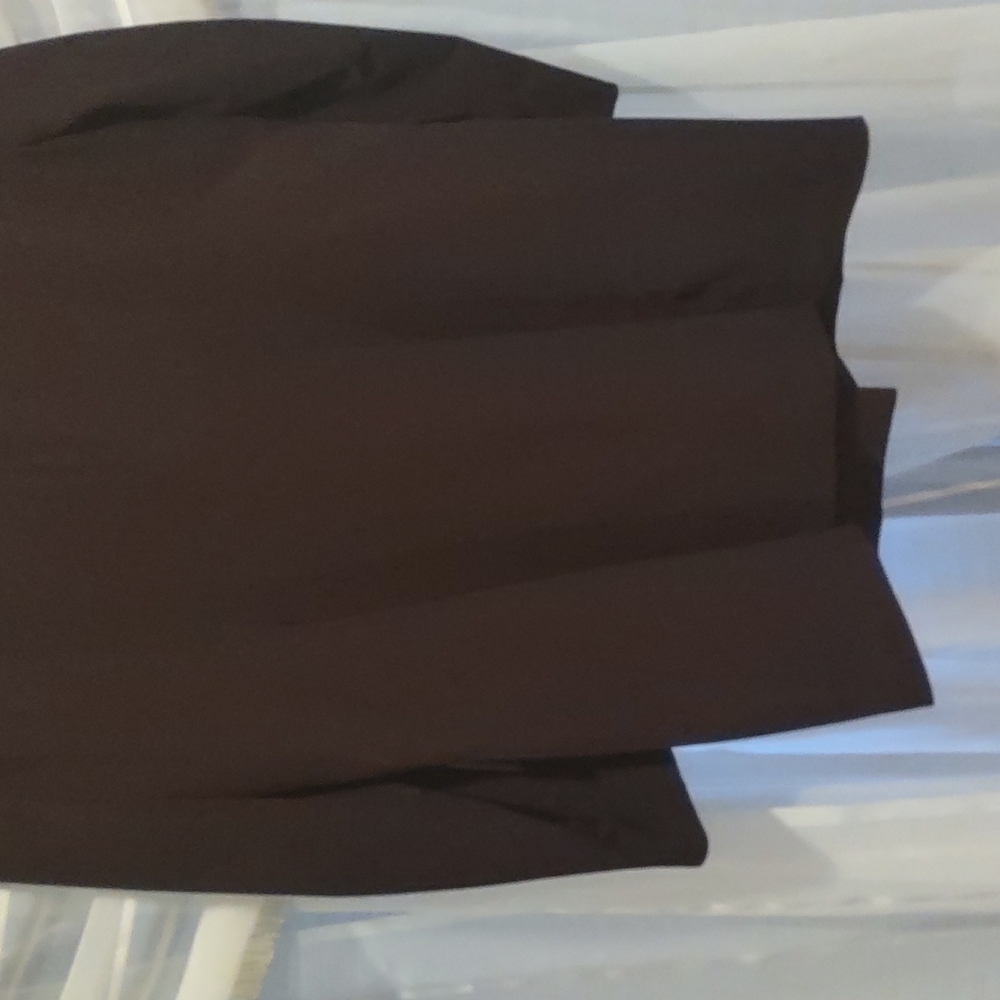 Alex Garfield Duster Long jacket, coat iridescent 12 Black Red Purple - Picture 6 of 8
